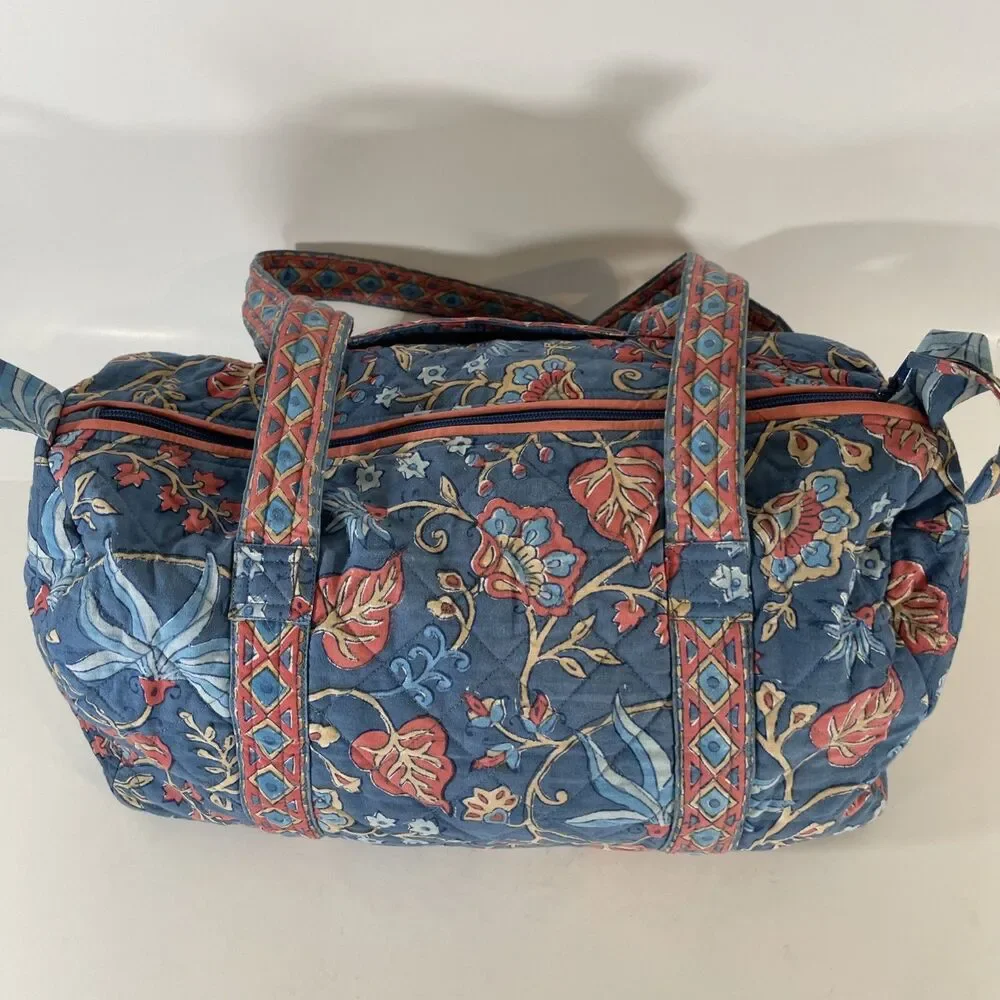 Petal Pushing quilted duffle
